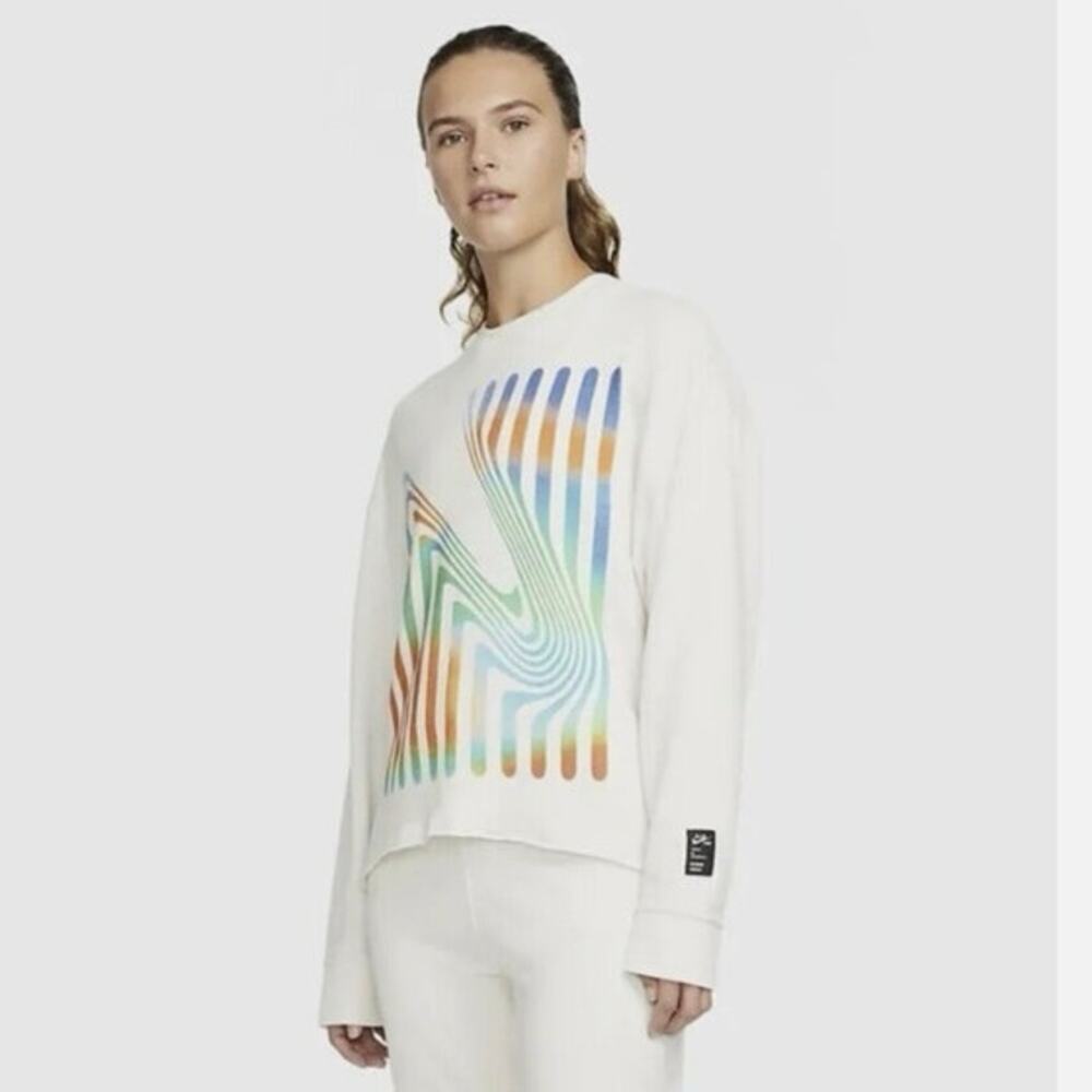 NIKE YOGA SWEATSHIRT by artist Robbie Simon- size MEDIUM